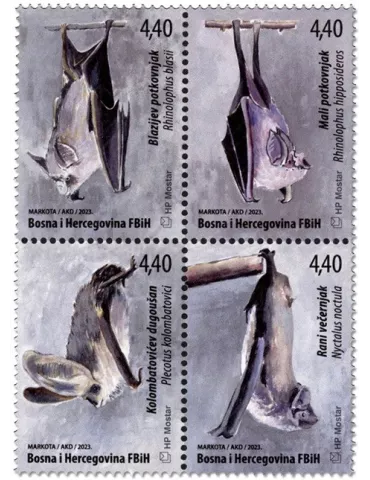 n° 588/591 - Timbre HERCEG-BOSNA Poste