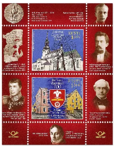 n° 46 - Timbre ESTONIE Blocs et feuillets