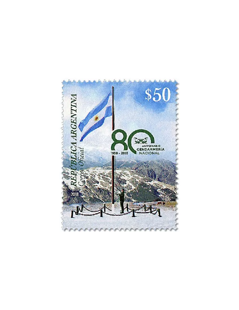 n° 3181 - Timbre ARGENTINE Poste