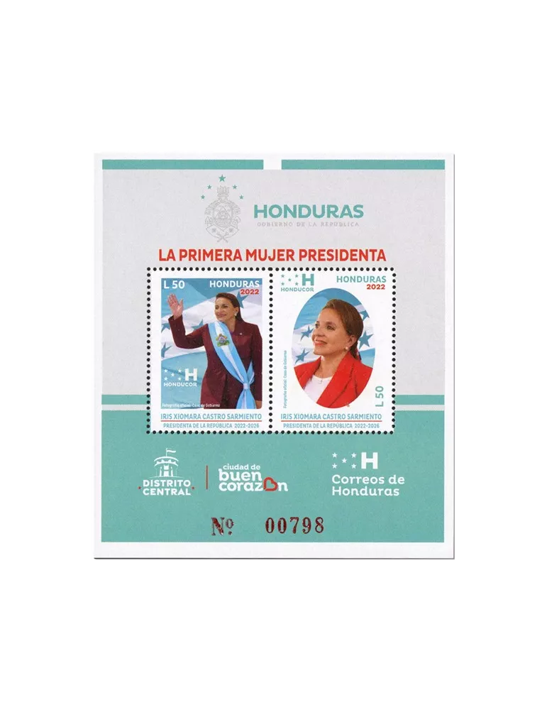 n° 99 - Timbre HONDURAS Blocs et feuillets