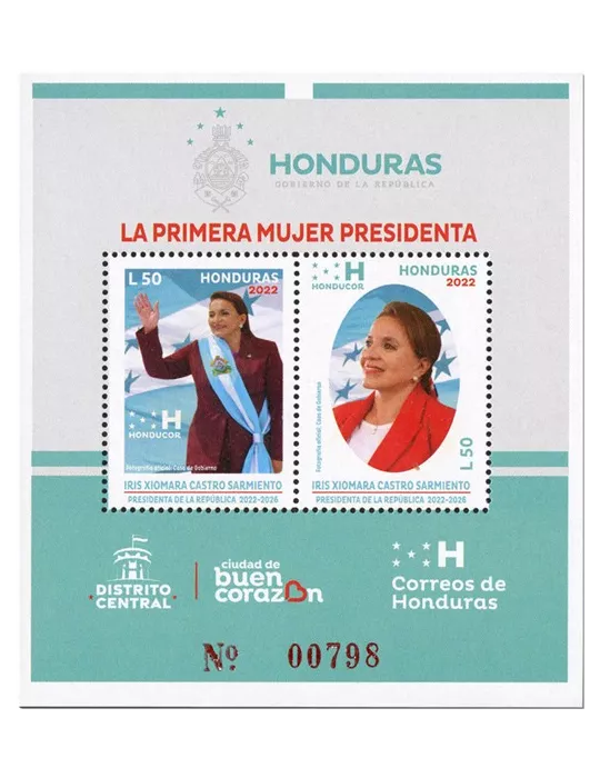 n° 99 - Timbre HONDURAS Blocs et feuillets
