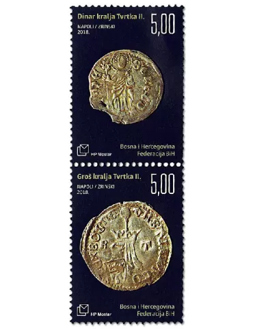 n° 453/454 - Timbre HERCEG-BOSNA Poste