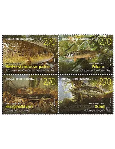 n° 457/460 - Timbre HERCEG-BOSNA Poste