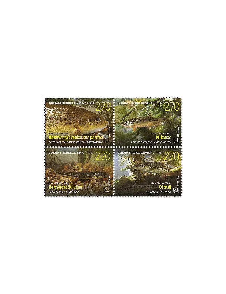 n° 457/460 - Timbre HERCEG-BOSNA Poste