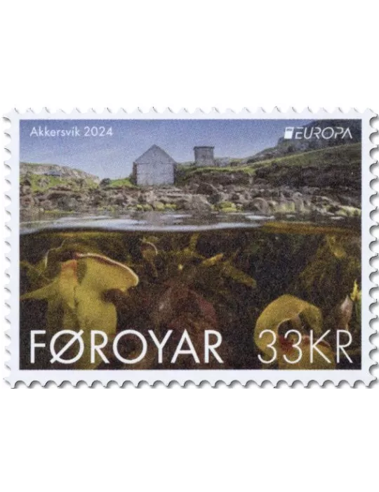 n° 1083/1084 - Timbre ILE FEROE Poste