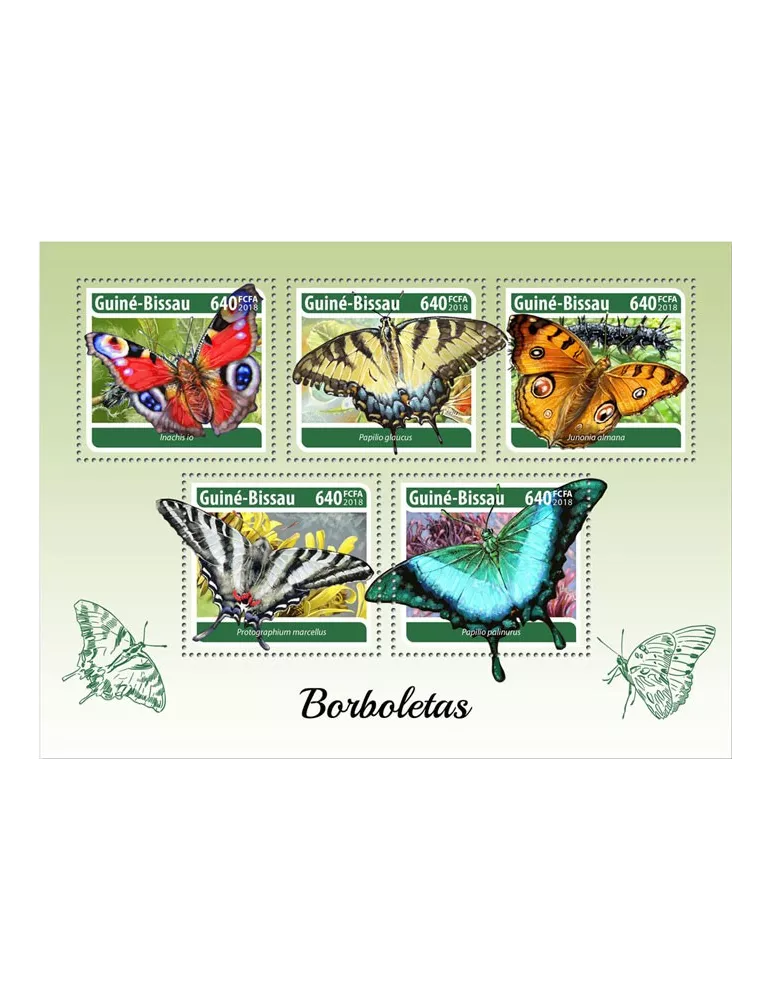 n° 7487/7491 - Timbre GUINÉE-BISSAU Poste