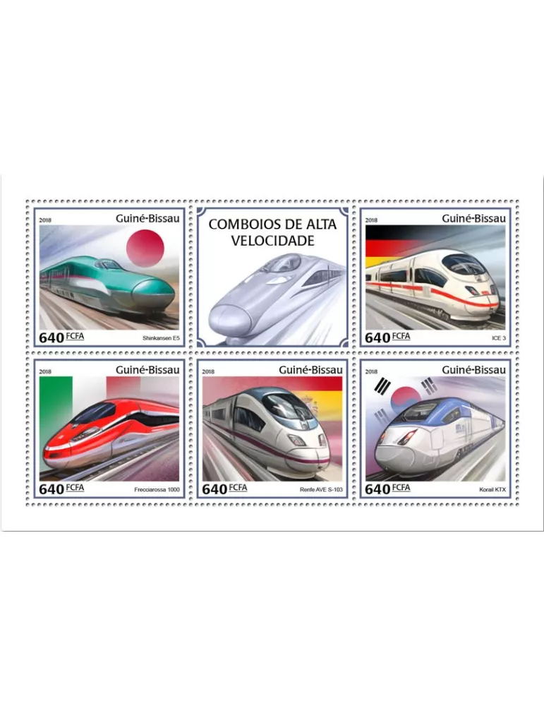 n° 7572/7576 - Timbre GUINÉE-BISSAU Poste