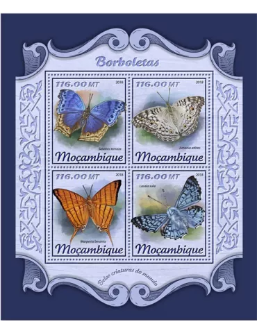 n° 7582/7585 - Timbre MOZAMBIQUE Poste