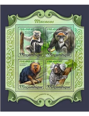 n° 7634/7637 - Timbre MOZAMBIQUE Poste