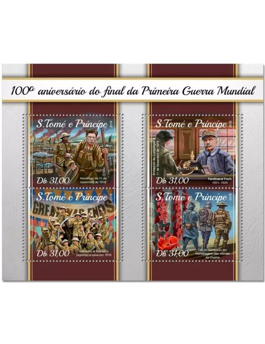 n° 6001/6004 - Timbre SAINT-THOMAS ET PRINCE Poste