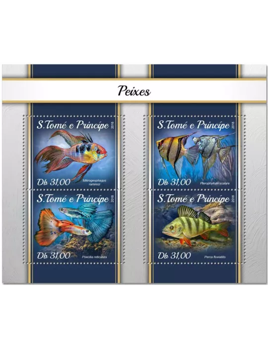 n° 6037/6040 - Timbre SAINT-THOMAS ET PRINCE Poste