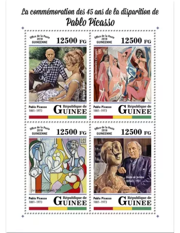 n° 9108/9111 - Timbre GUINÉE Poste