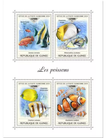 n° 9444/9447 - Timbre GUINÉE Poste