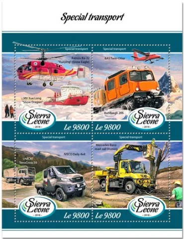 n° 7593/7596 - Timbre SIERRA LEONE Poste