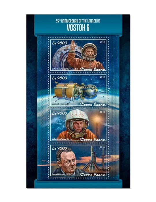n° 7673/7676 - Timbre SIERRA LEONE Poste