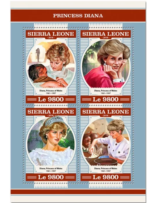 n° 7785/7788 - Timbre SIERRA LEONE Poste