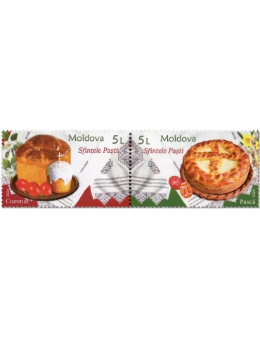 n° 1135/1136 - Timbre MOLDAVIE Poste