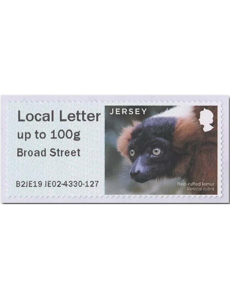 n° 119/124 - Timbre JERSEY Timbres de distributeurs