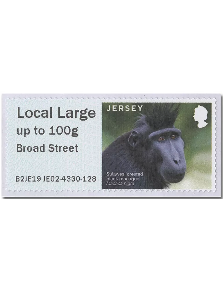 n° 119/124 - Timbre JERSEY Timbres de distributeurs