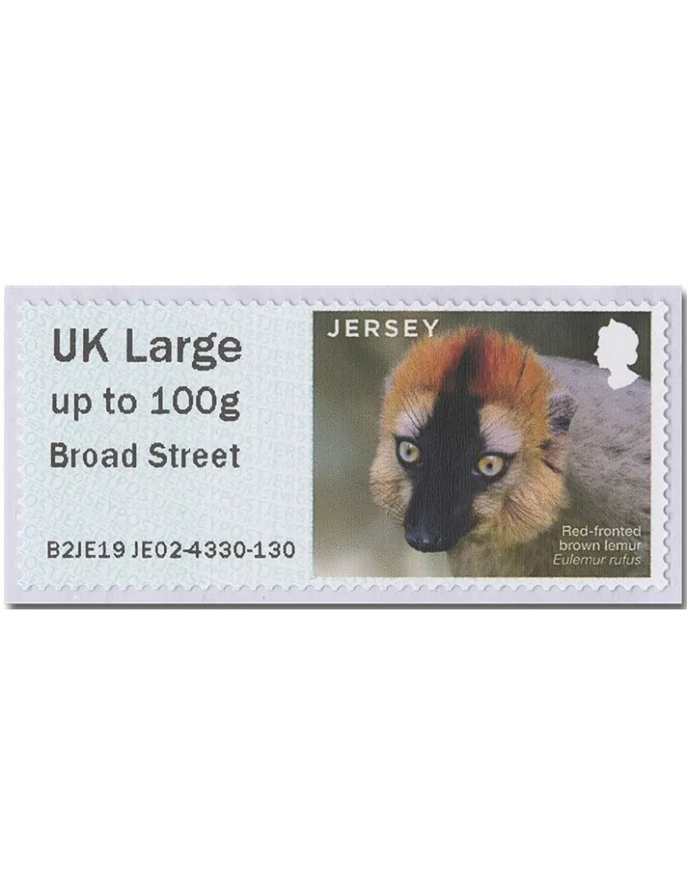 n° 119/124 - Timbre JERSEY Timbres de distributeurs