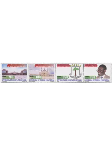 n° 671/674 - Timbre GUINEE-EQUATORIALE Poste