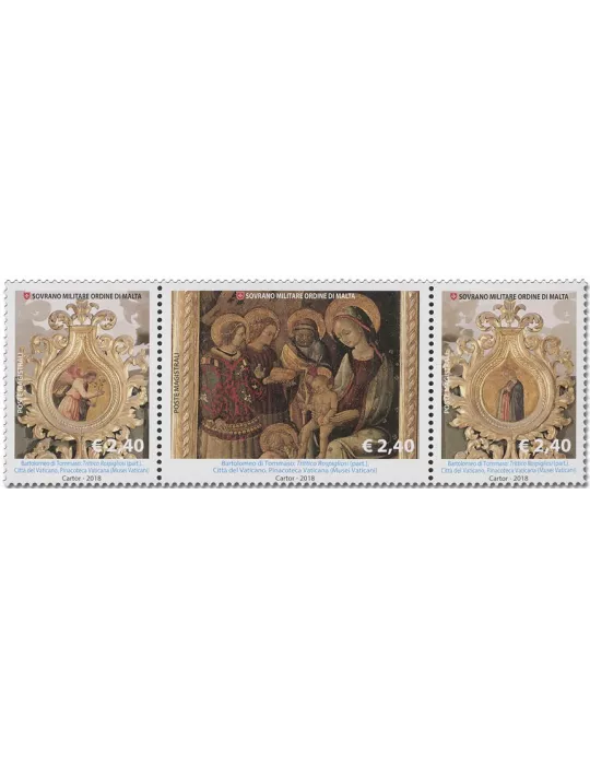 n° 1471/1473 - Timbre ORDRE de MALTE Poste