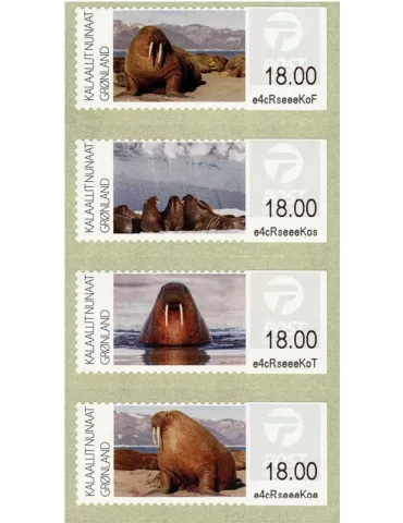 n° 45/48 - Timbre GROENLAND Timbres de distributeurs
