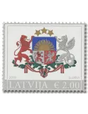 n° 1042 - Timbre LETTONIE Poste