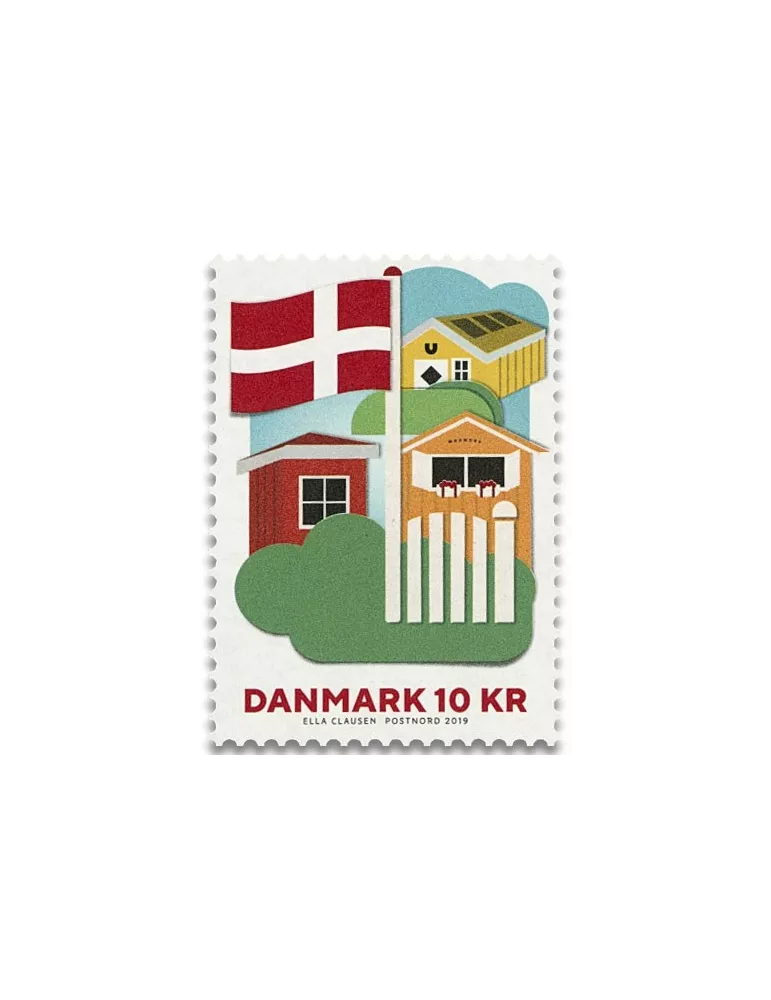 n° 4 - Timbre DANEMARK VIII - Carnets et ouvrages de luxe