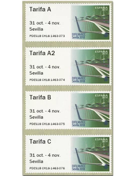 n° 150 - Timbre ESPAGNE Timbres de distributeurs