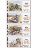 n° 53/56 - Timbre ILE FEROE Timbres de distributeurs