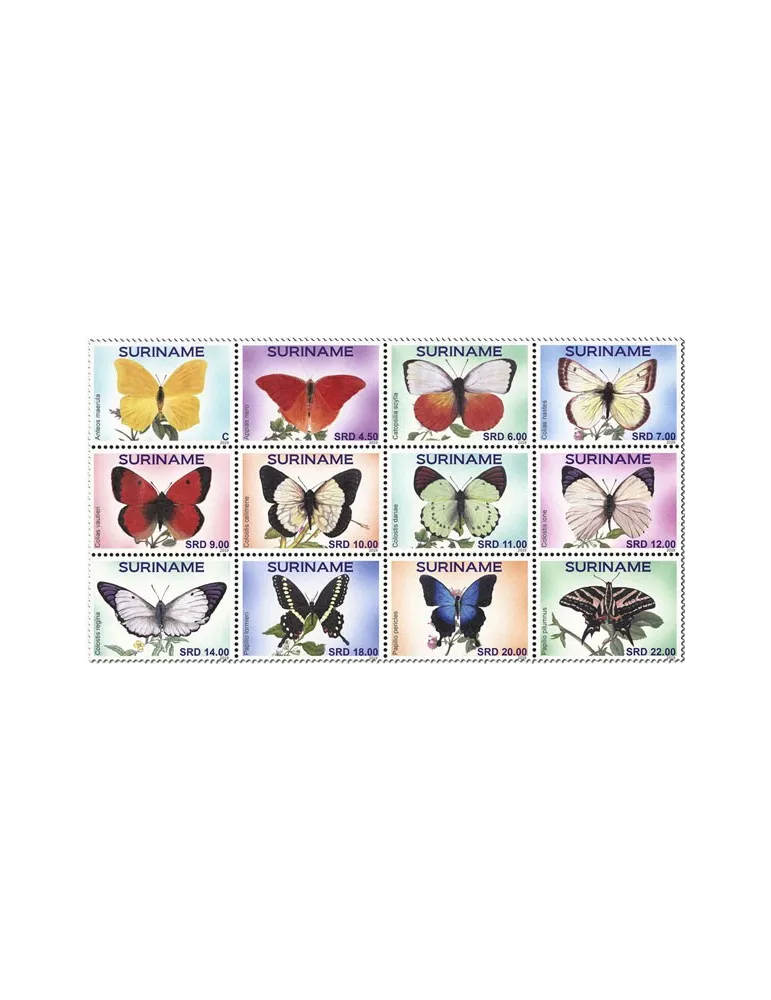 n° 2854/2865 - Timbre SURINAM Poste