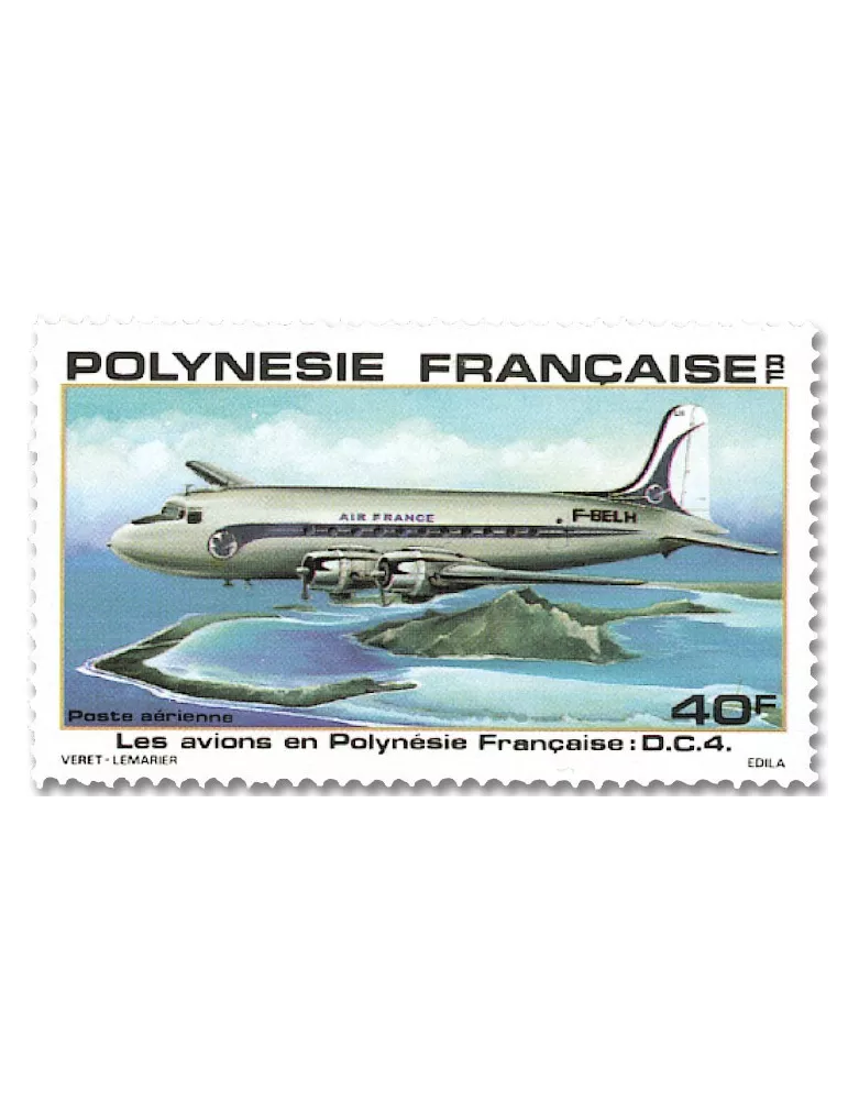 n° 148/152 -  Timbre Polynésie Poste aérienne