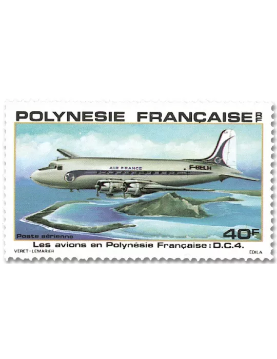 n° 148/152 -  Timbre Polynésie Poste aérienne