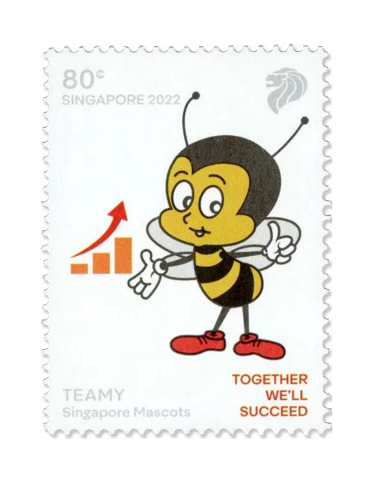 n° 2534/2538 - Timbre SINGAPOUR Poste