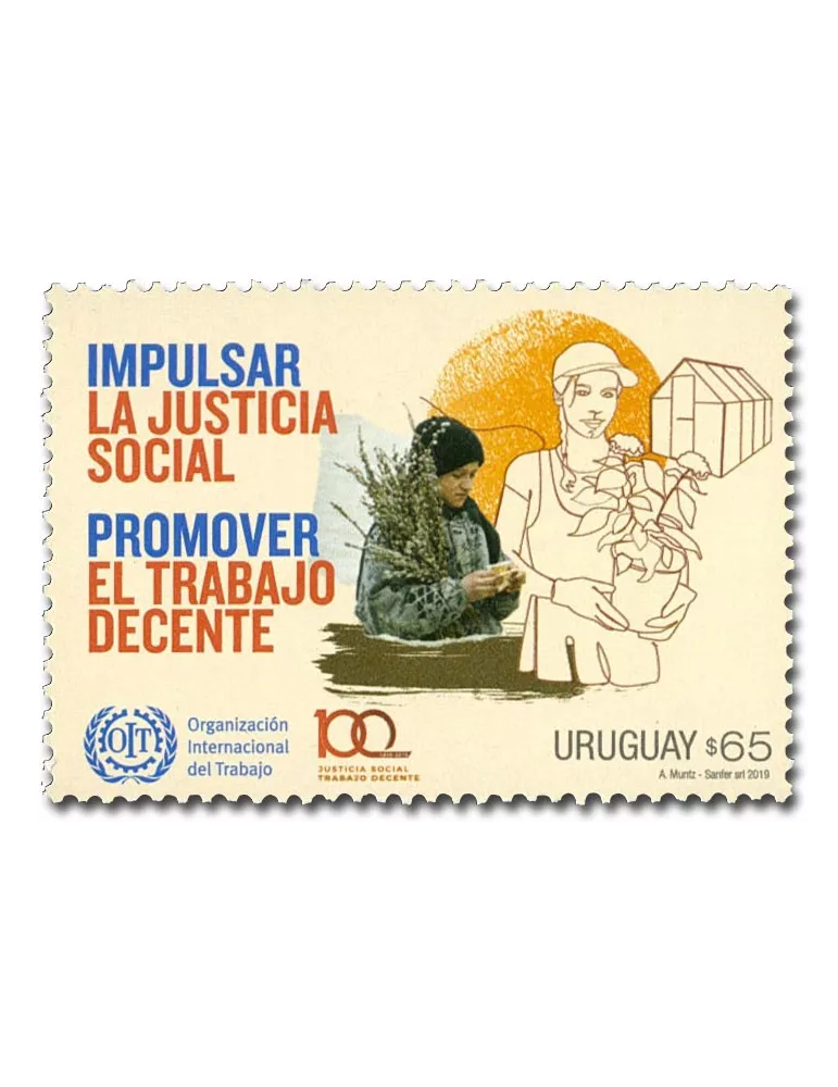 n° 2943 - Timbre URUGUAY Poste