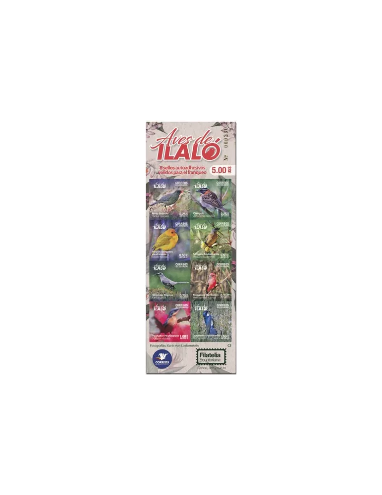 n° C2863/C2871 - Timbre EQUATEUR Carnets