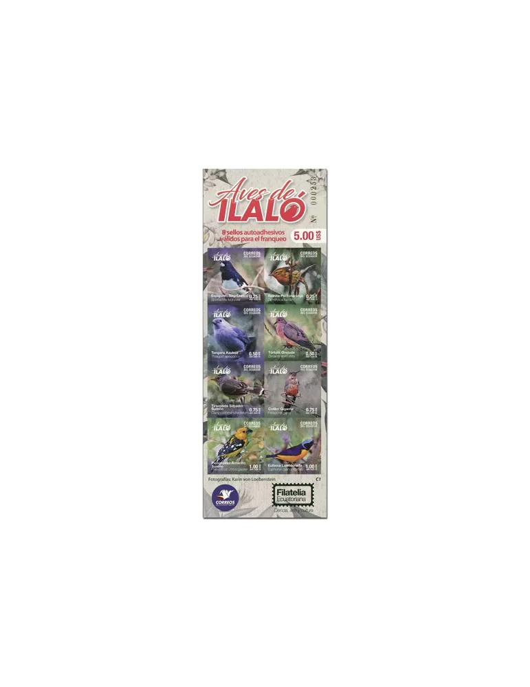 n° C2863/C2871 - Timbre EQUATEUR Carnets