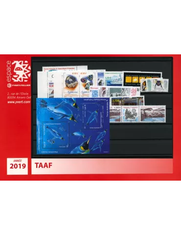 n° 882/F910 - Timbre TAAF Année complète (2019)
