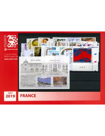 n° 5291/F5368  - Timbre France Année complète  (2019)