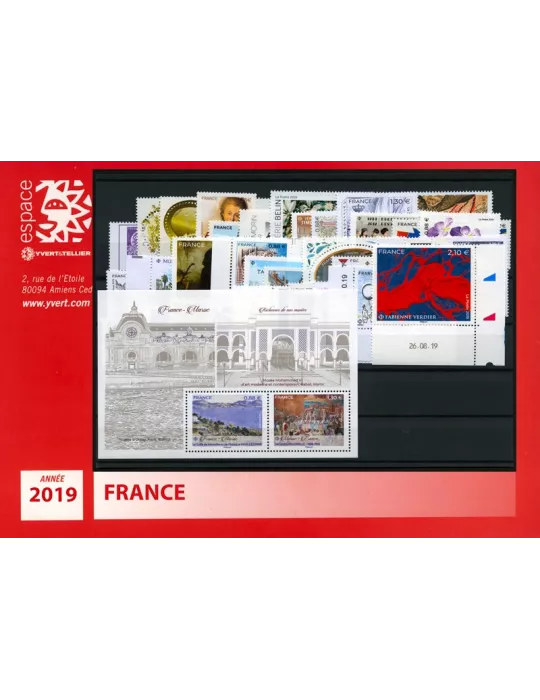 n° 5291/F5368  - Timbre France Année complète  (2019)