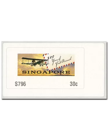 n° 18 - Timbre SINGAPOUR Timbres de distributeurs