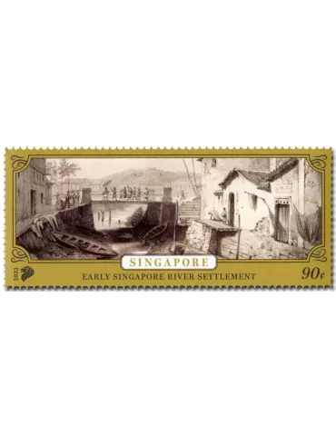 n° 2591/2594 - Timbre SINGAPOUR Poste 2