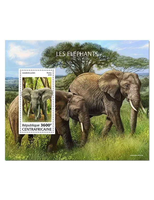 n° 1301 - Timbre CENTRAFRIQUE Blocs et feuillets