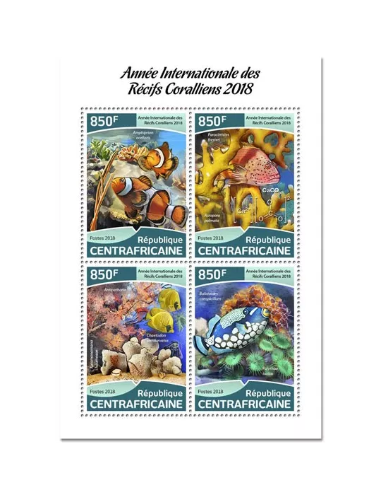 n° 5627/5630 - Timbre CENTRAFRIQUE Poste