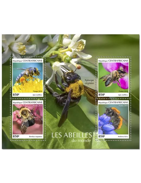 n° 6173/6176 - Timbre CENTRAFRIQUE Poste
