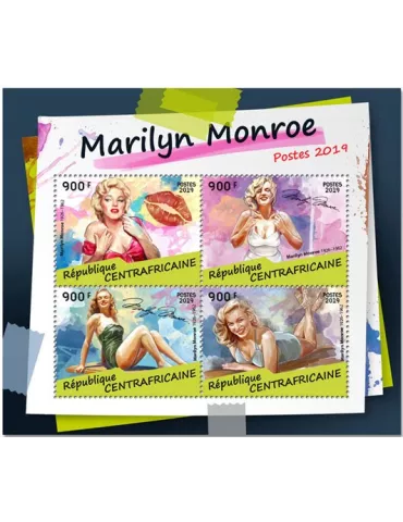 n° 6193/6196 - Timbre CENTRAFRIQUE Poste