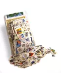FRANCE : 1kg de timbres oblitérés