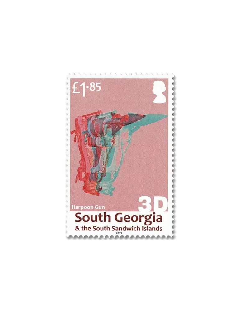 n° 708/711 - Timbre GEORGIE DU SUD Poste