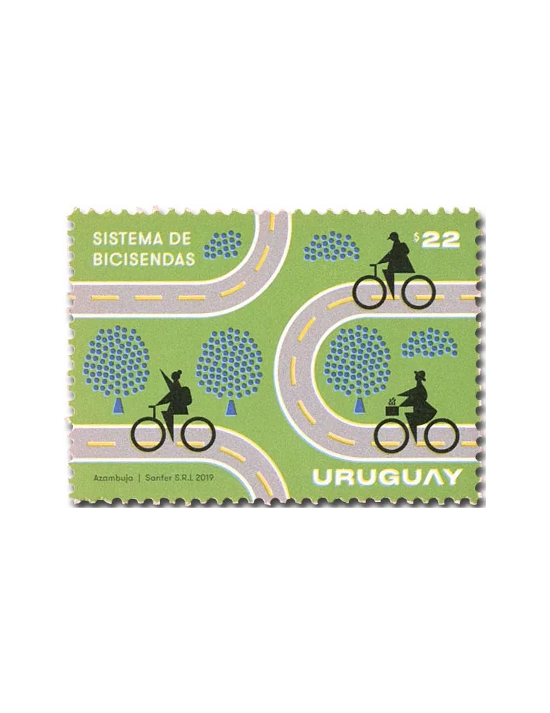 n° 2951 - Timbre URUGUAY Poste